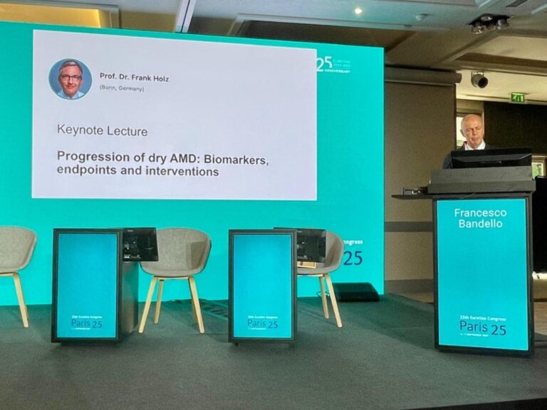 During Euretina 2025 in Paris the EAO Keynote Lecture was delivered by prof Frank Holz